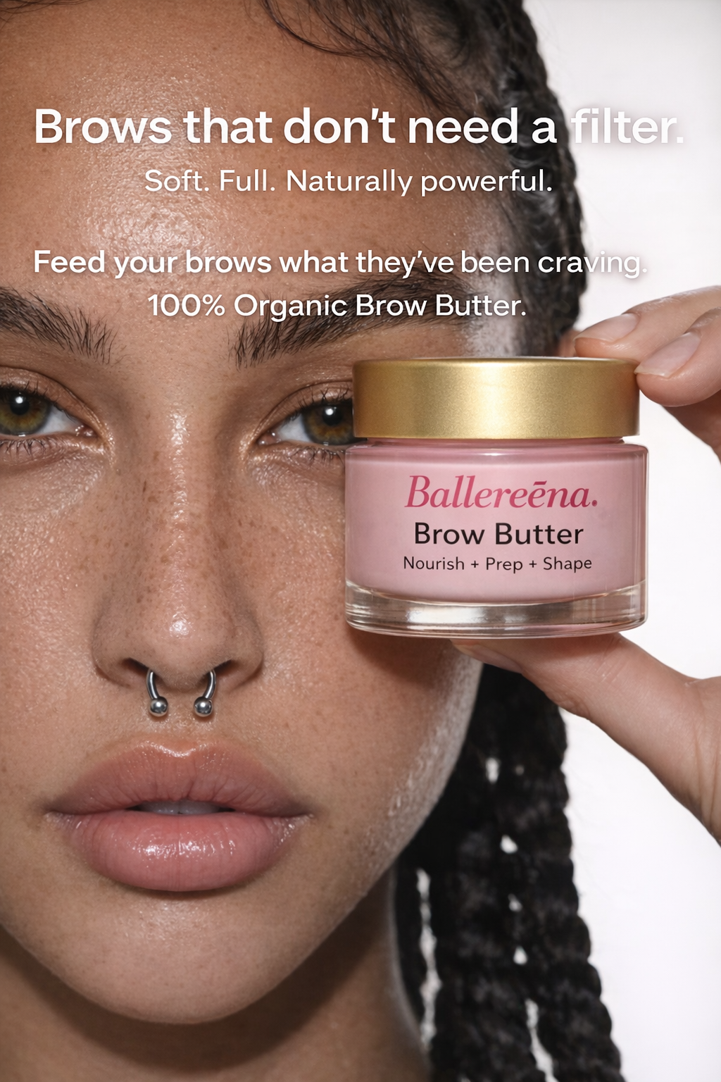 Brow Butter | Organic Brow Growth Mask